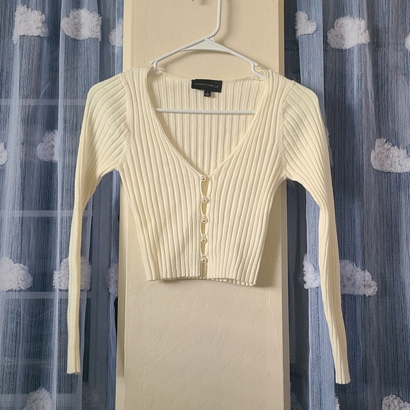 Cotton Candy Sweaters - Cotton Candy LA Pearl Cardigan